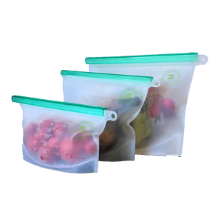 Zero Waste Co - 500ml/1000ml/1500ml Silicone Reusable Food Storage Bag