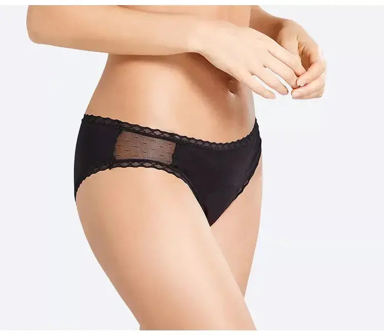High Waist Leak Proof Panties  Period Underwear Leak Proof - 2pcs