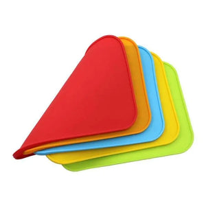 Zero Waste Co - Soft silicone tableware mat anti slip heat resistant kitchen pad dish coaster