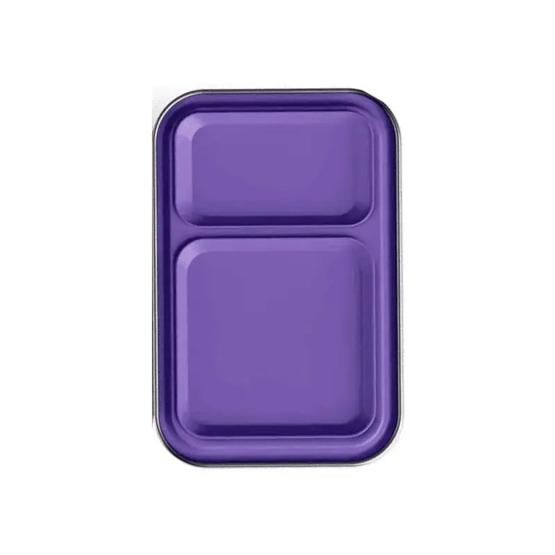 Stylish & Sustainable: The Ultimate Stainless Steel Bento Box Lunch Box - 2 Compartments