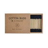 Eco-Friendly Biodegradeable bamboo stick cotton buds/swab/q-tip for cleaning/make up GOB
