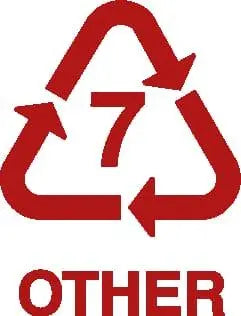 Recycling Symbols: 7  Other