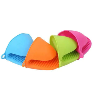 Zero Waste Co - 2 Pieces silicone heat resistant cooking pinch mitts, mini oven gloves