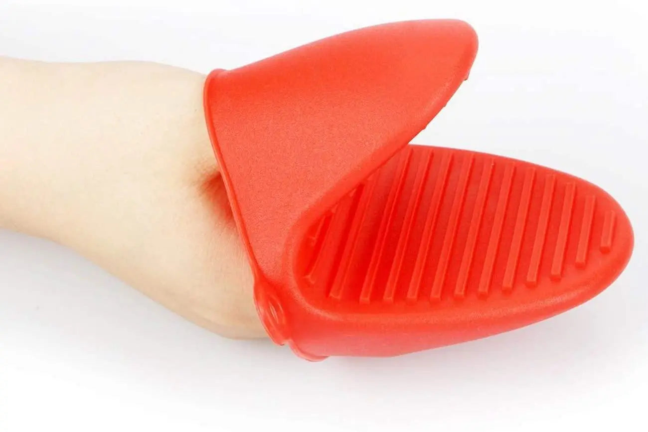 Zero Waste Co - 2 Pieces silicone heat resistant cooking pinch mitts, mini oven gloves