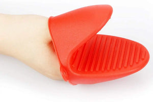 Zero Waste Co - 2 Pieces silicone heat resistant cooking pinch mitts, mini oven gloves