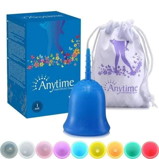 Anytime Reusable Menstrual Hygiene Cup Medical Grade Silicone - Zero Waste Co