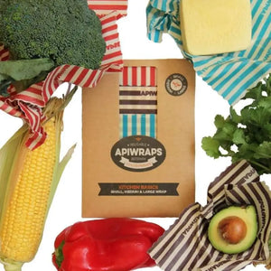 Zero Waste Co - Apiwraps Australian Made reusable Beeswax Wraps - Everyday wraps!