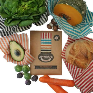 Zero Waste Co - Apiwraps Australian Made reusable Beeswax Wraps - Everyday wraps!
