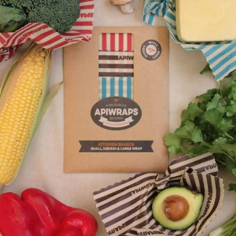 Zero Waste Co - Apiwraps Australian Made reusable Beeswax Wraps - Everyday wraps!