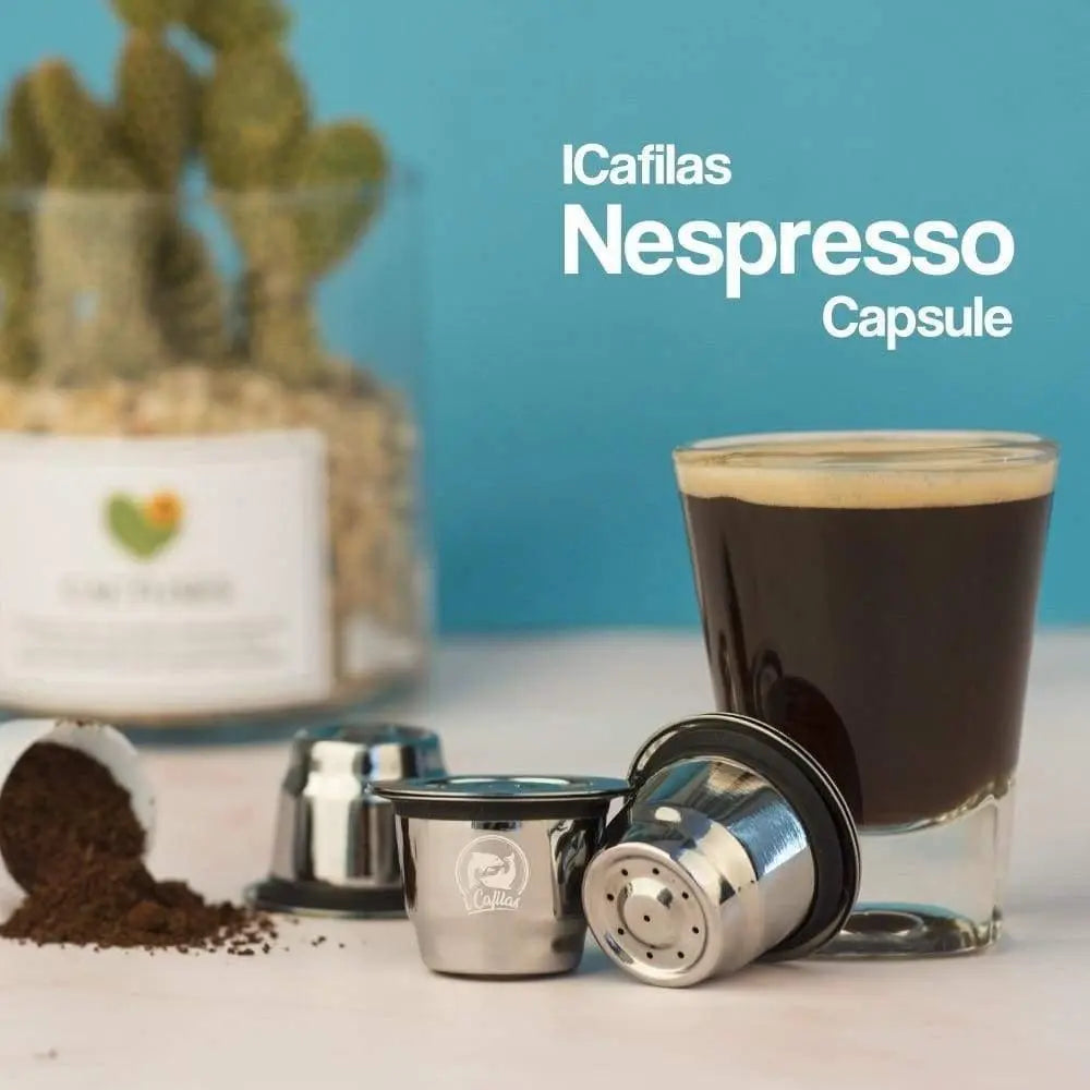 Zero Waste Co - Capsule For Nespresso - 2 In 1 Usage Refillable Capsule Crema Espresso Coffee Filter
