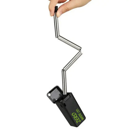 Zero Waste Co - Collapsible Reusable Metal Stainless Steel Straw with container