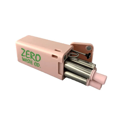 Zero Waste Co - Collapsible Reusable Metal Stainless Steel Straw with container