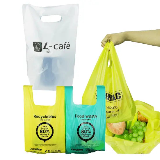 Zero Waste Co - Custom 100% Compostable Biodegradable Shopping Bags, produce bags and packaging