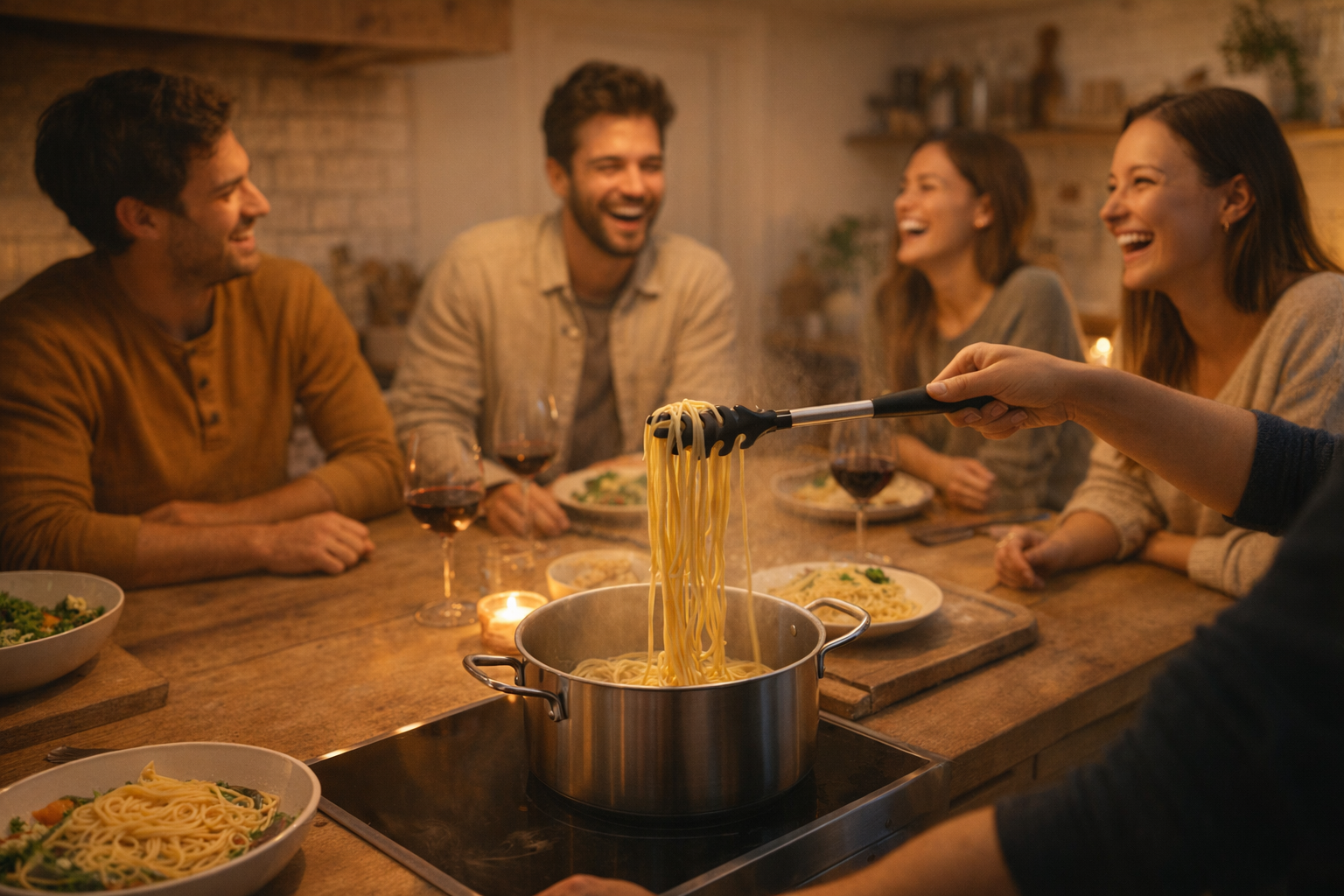 13-Piece Stainless Steel & Silicone Kitchen Utensil Set with Storage Bucket