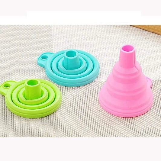 Zero Waste Co - Easy Pour Collapsible Silicone Funnel no more mess