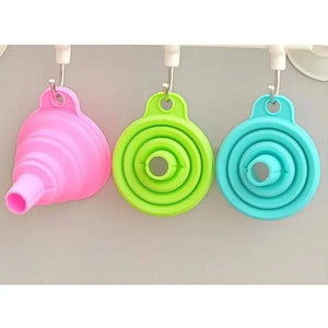 Zero Waste Co - Easy Pour Collapsible Silicone Funnel no more mess