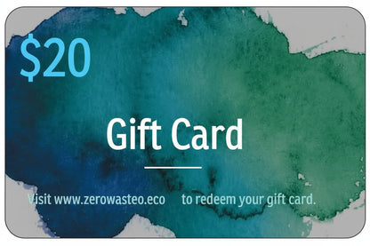 Zero Waste Co - Eco-Gift Cards - Choose from $20, $50 or $100