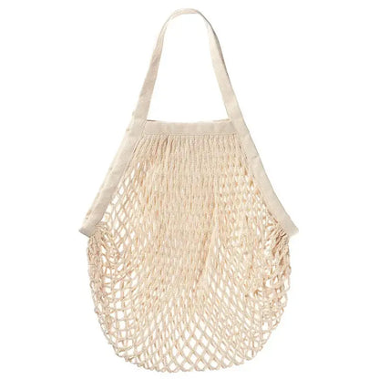 Zero Waste Co - Recycled Cotton Reusable String Shopping Tote Bag