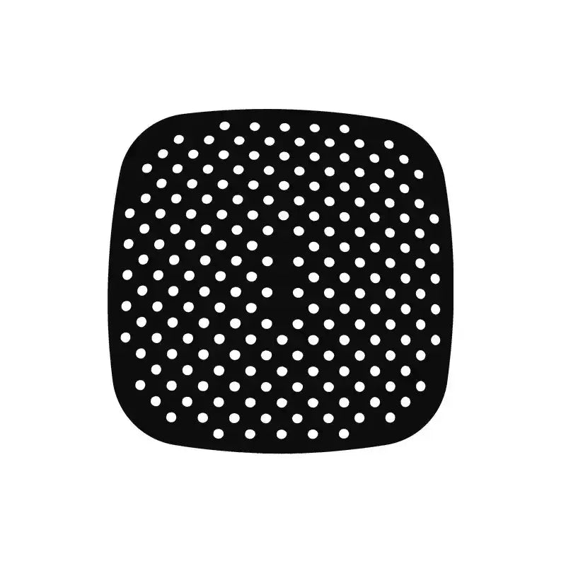 Zero Waste Co - Reusable Air Fryer Mat High Temperature Resistance Silicone Pads For Air Fryers Non Stick Silicone Baking Mat For Air Fryer