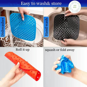 Zero Waste Co - Reusable Air Fryer Mat High Temperature Resistance Silicone Pads For Air Fryers Non Stick Silicone Baking Mat For Air Fryer