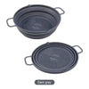 Zero Waste Co - Reusable Air Fryer Silicone Liner Non Stick Collapsible Silicone Baking Pan Reusable Silicone Pot Basket
