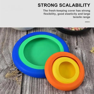 Zero Waste Co - Reusable Silicone Fruit Vegetable Storage Cover Food Huggers (4 pieces)