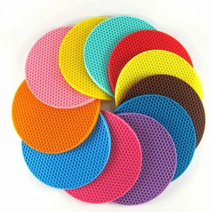 Zero Waste Co - Round Silicone Non-slip Heat Resistant / Insulation Mat Coaster