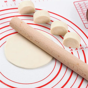 Zero Waste Co - Silicone Baking Mat - Non-Stick Non-Skid Pastry Mat with Measurements