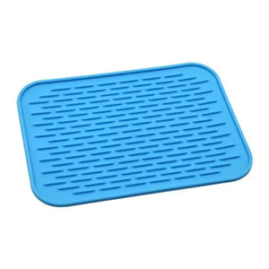 Zero Waste Co - Soft silicone tableware mat anti slip heat resistant kitchen pad dish coaster