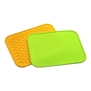 Zero Waste Co - Soft silicone tableware mat anti slip heat resistant kitchen pad dish coaster