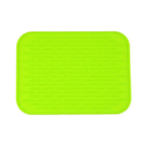 Zero Waste Co - Soft silicone tableware mat anti slip heat resistant kitchen pad dish coaster