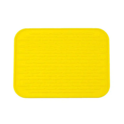 Zero Waste Co - Soft silicone tableware mat anti slip heat resistant kitchen pad dish coaster