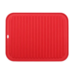 Zero Waste Co - Soft silicone tableware mat anti slip heat resistant kitchen pad dish coaster foldable