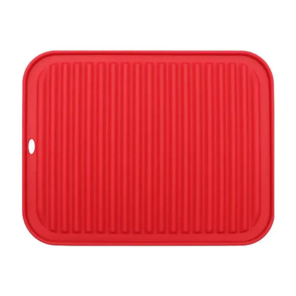 Zero Waste Co - Soft silicone tableware mat anti slip heat resistant kitchen pad dish coaster foldable
