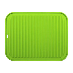 Zero Waste Co - Soft silicone tableware mat anti slip heat resistant kitchen pad dish coaster foldable