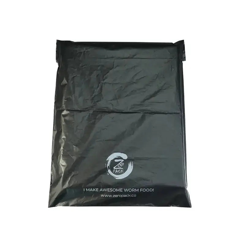 Zero Waste Co 100% Home Compostable Mailers Black Shipping Mailer 25 Pack