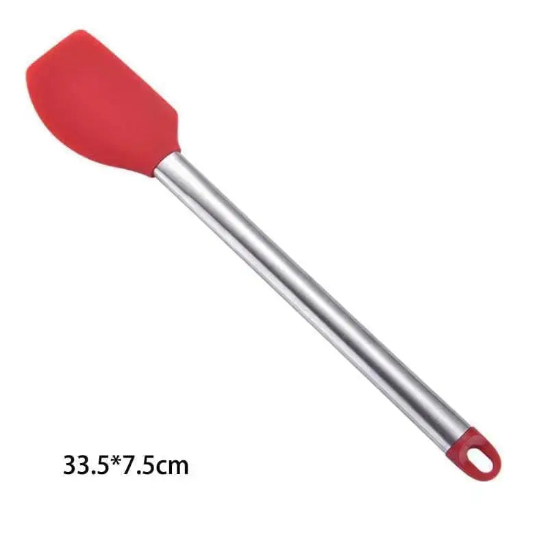 Zero Waste Co - 9pcs/set Stainless Steel Silicone Kitchen Utensil Set with Storage Bucket