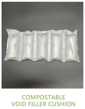 Air Pillows for Packaging - made from 100% Compostable material - ABA Certified