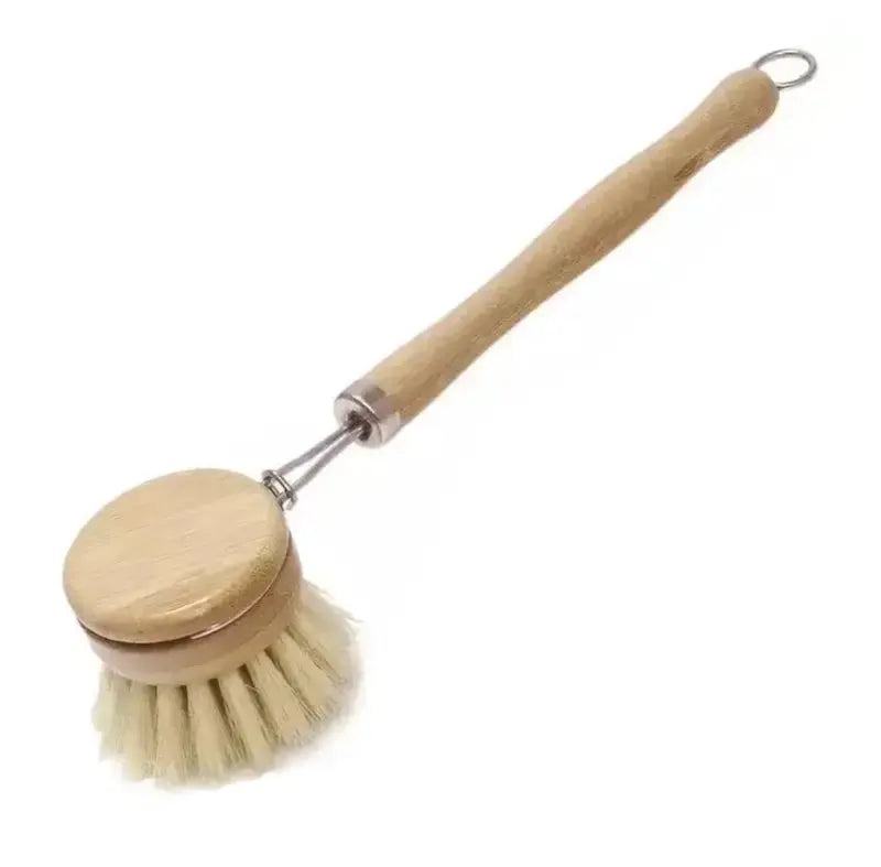 Zero Waste Co Bamboo brush with replaceable Sisal Agave bristles