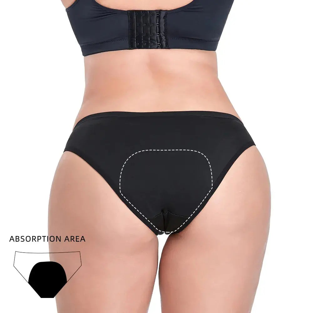 Zero Waste Co Bikini Style Leak Proof Incontinence and Period Underwear for Women