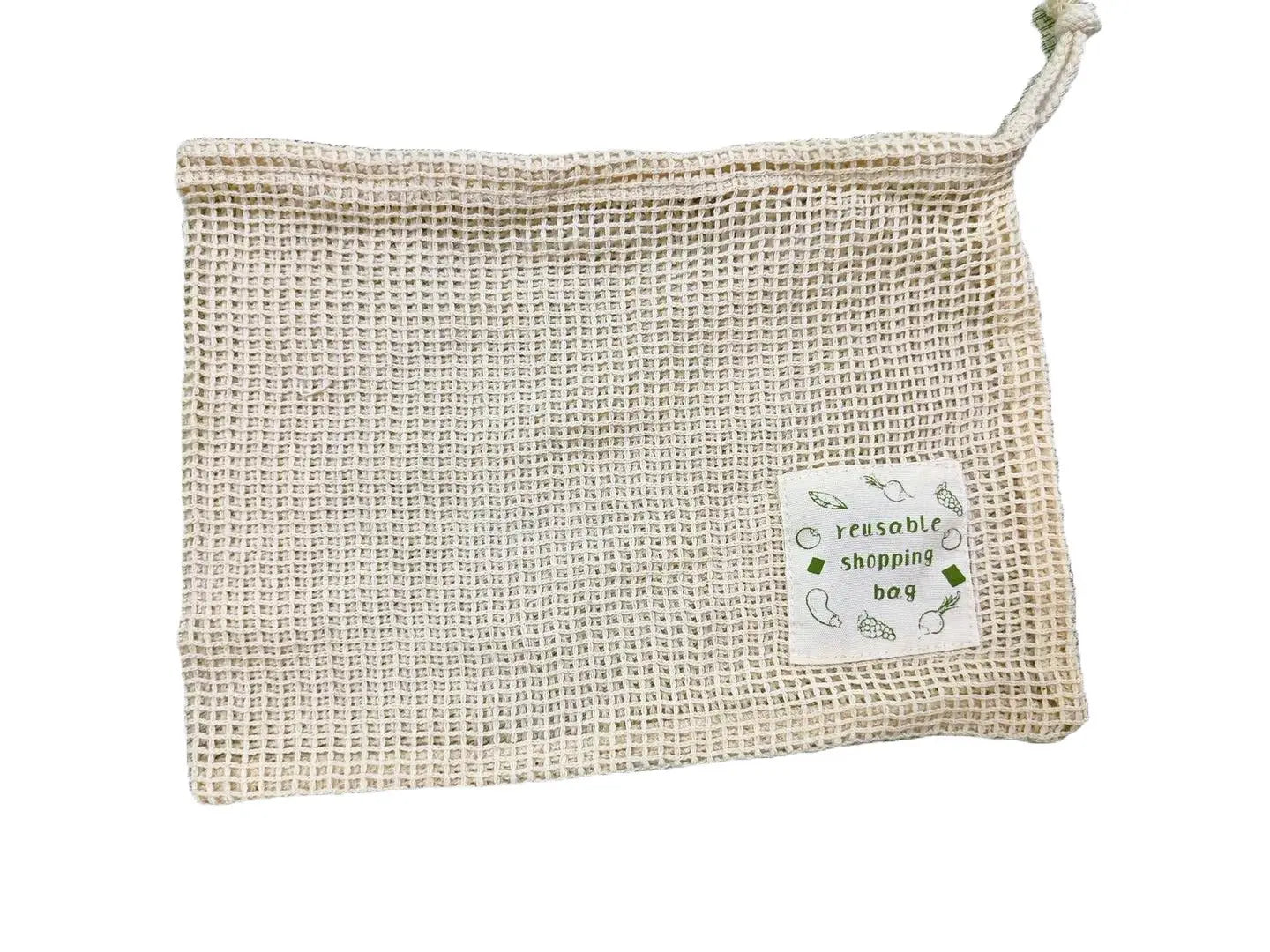 Eco-Friendly Reusable Cotton Produce Bags – Washable and Durable for Grocery Shopping