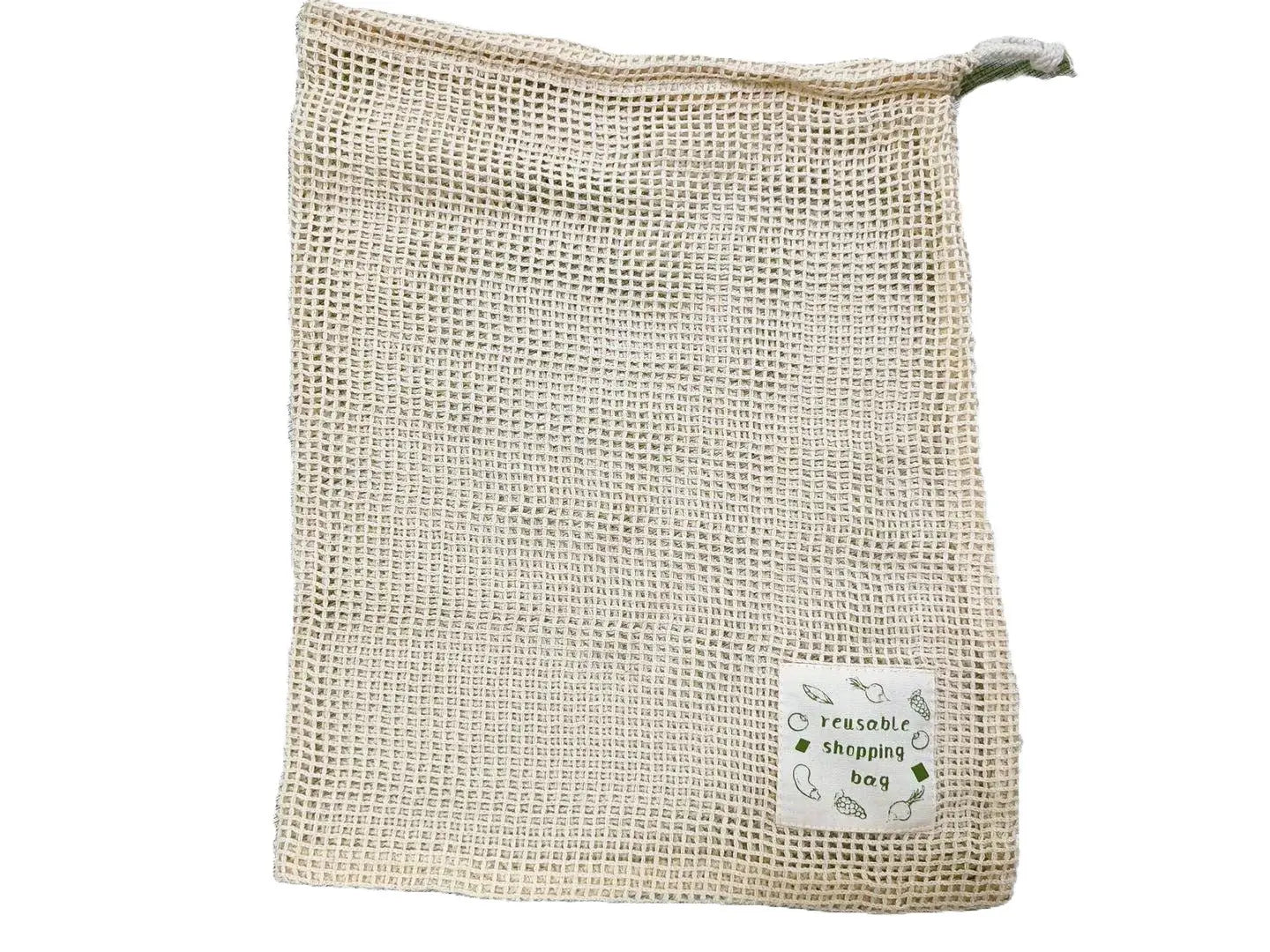 Eco-Friendly Reusable Cotton Produce Bags – Washable and Durable for Grocery Shopping