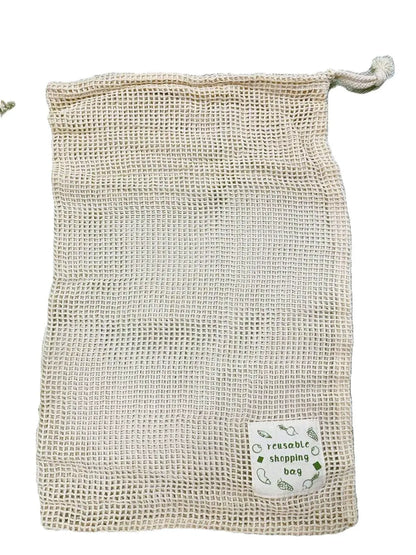 Eco-Friendly Reusable Cotton Produce Bags – Washable and Durable for Grocery Shopping