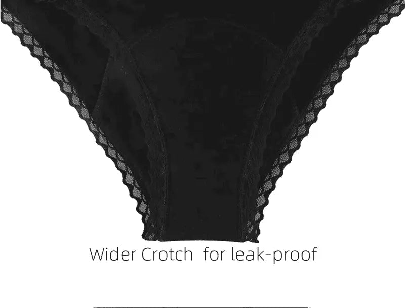 Zero Waste Co Lace Bikini Stylish Design Leak Proof Incontinence and Period Underwear for Women