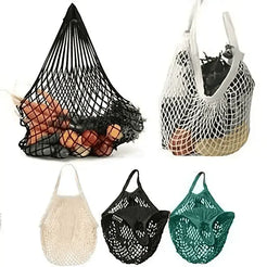 Recycled Cotton Reusable Shopping String Tote Bag | Zero Waste Co.