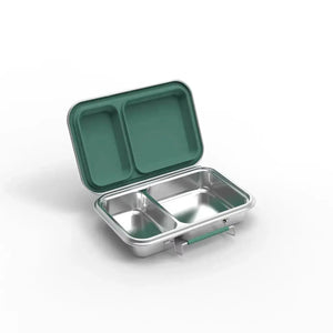 Stainless Steel Clamshell Lunch Box Bento Box with 2 or 5 Compartments