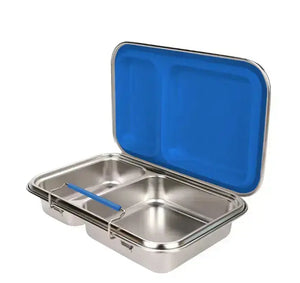 Stainless Steel Clamshell Lunch Box Bento Box with 2 or 5 Compartments