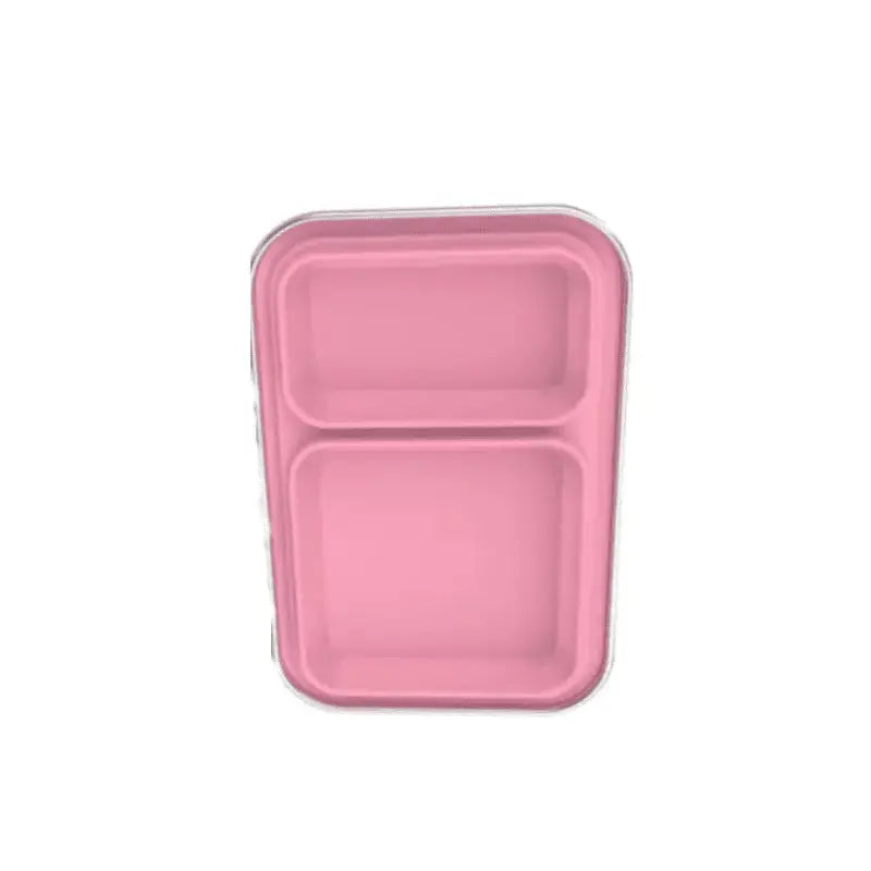 Stylish & Sustainable: The Ultimate Stainless Steel Bento Box Lunch Box - 2 Compartments