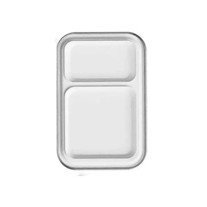 Stylish & Sustainable: The Ultimate Stainless Steel Bento Box Lunch Box - 2 Compartments